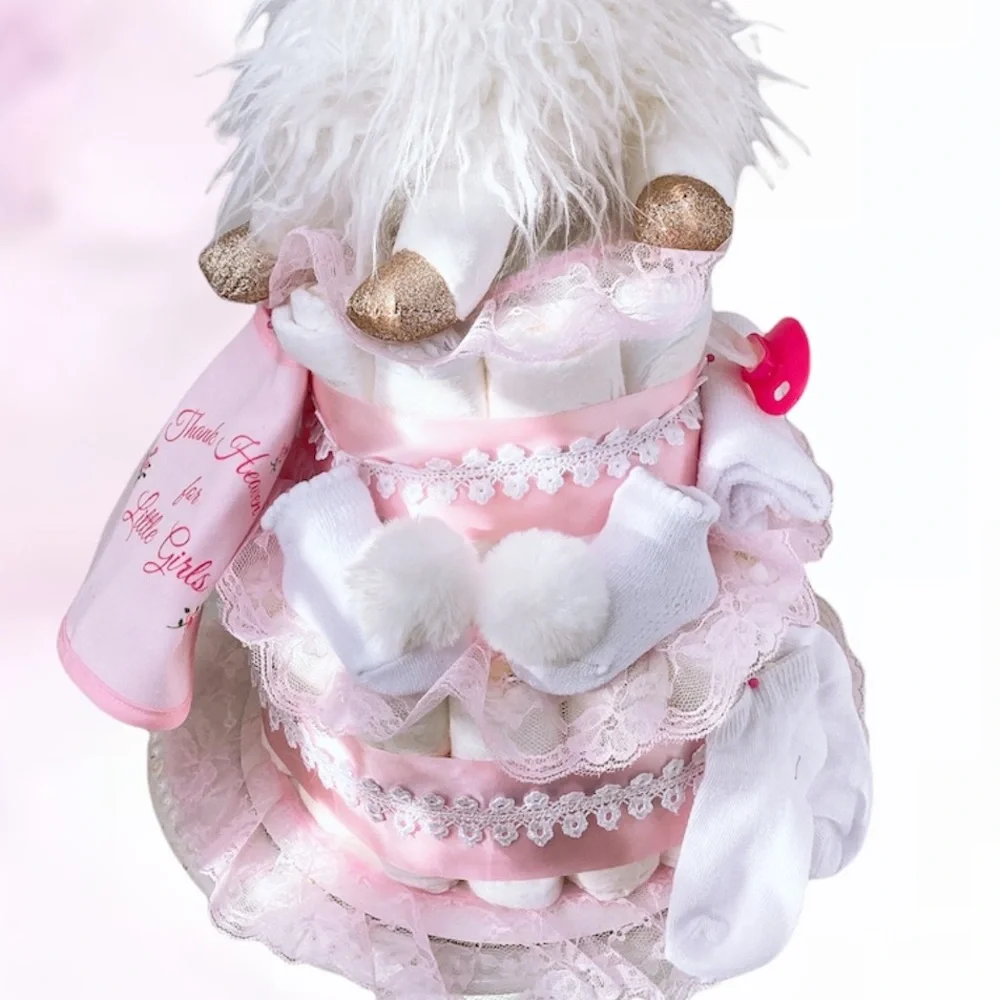 Llama Diaper Cake
